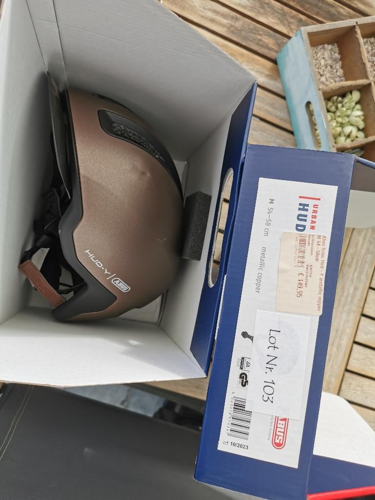 NIEUWE Fietshelm ABUS, Fietsen en Brommers, Fietsaccessoires | Fietshelmen, Ophalen of Verzenden, Nieuw, M, Abus