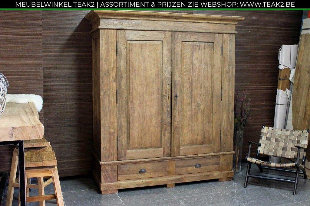 Nouvelles armoires murales en teck - armoires fermées, Enlèvement ou Envoi, Neuf, Métal