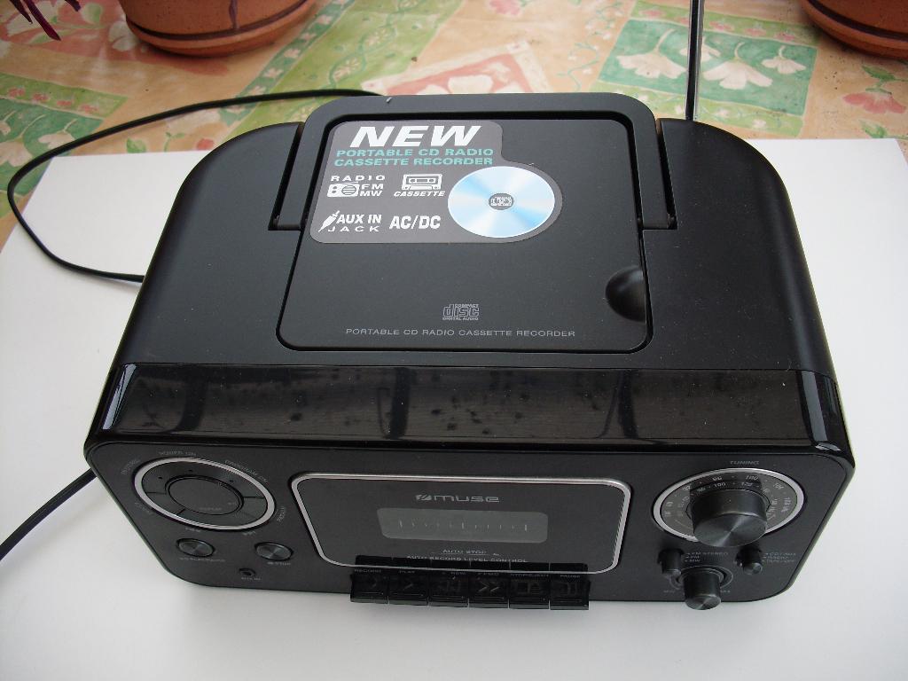 radio cd casette speler, Audio, Tv en Foto, Cd-spelers, Ophalen, Nieuw, Draagbaar