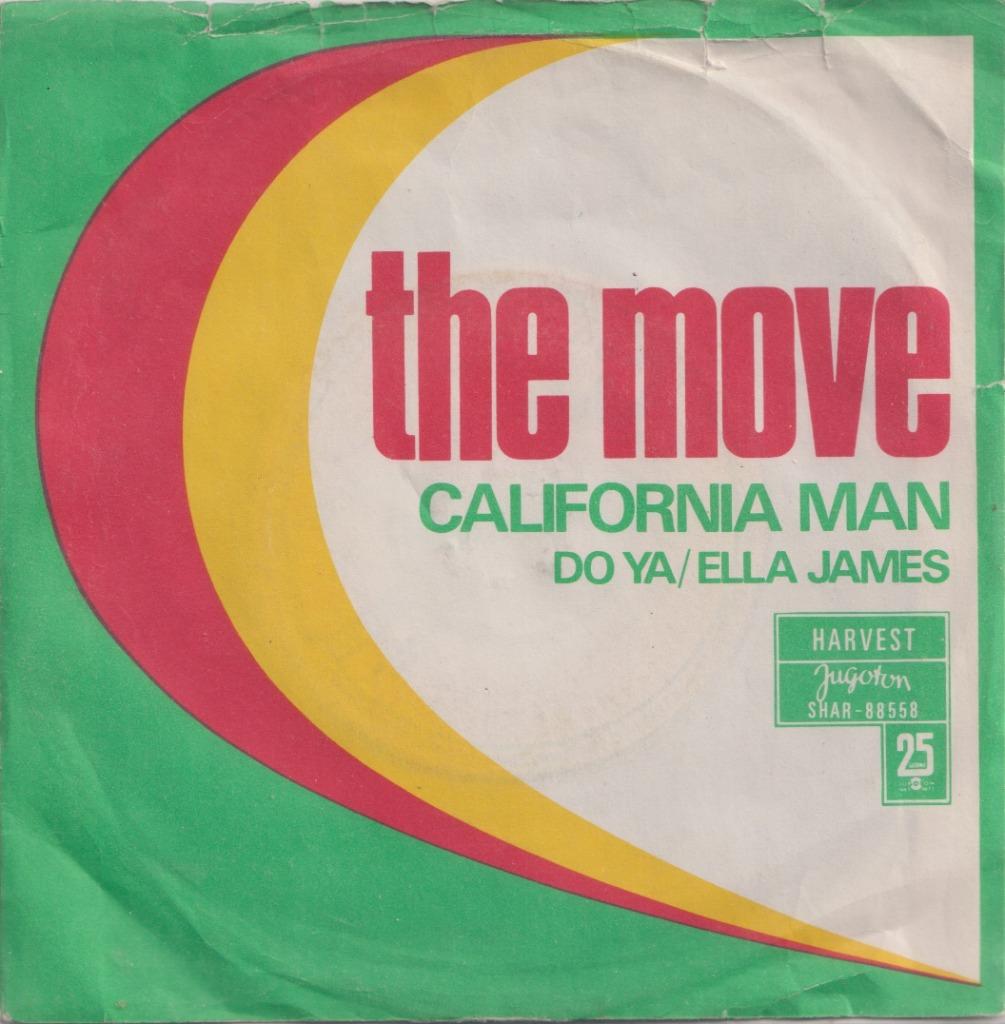 The Move – California man / Da ya / Ella James – Single - EP, Gebruikt, 7 inch, Ophalen of Verzenden, Pop