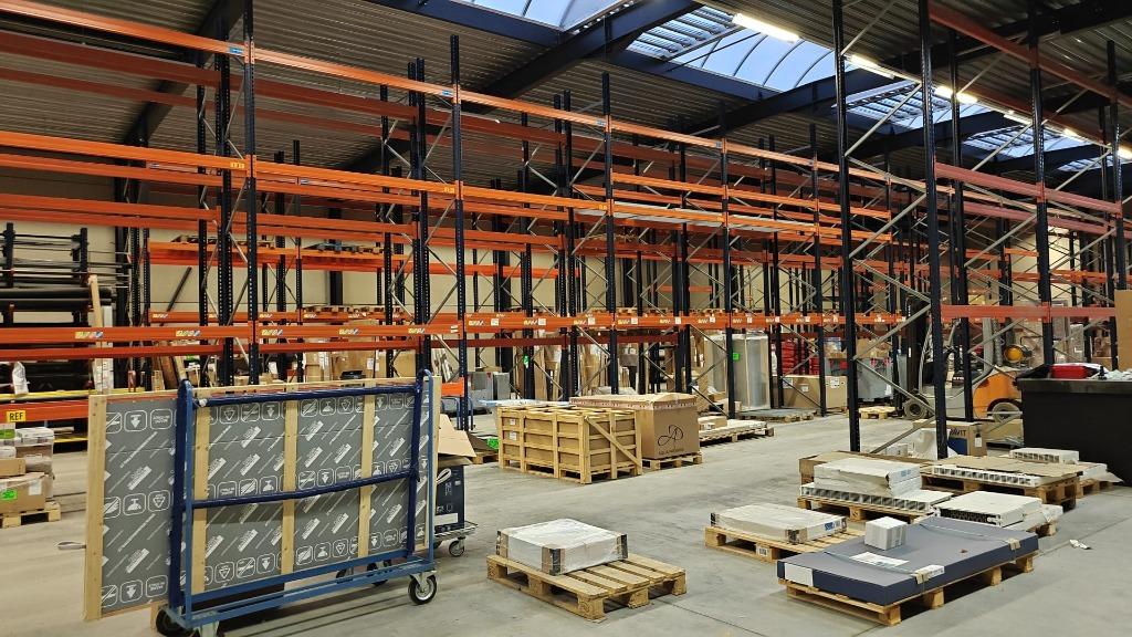rayonnages à palettes/rayonnage à palettes à l'état neuf, Enlèvement ou Envoi, Pelser bv, Info@pelser-bv.be, Veerstraat 30 2840 Rumst