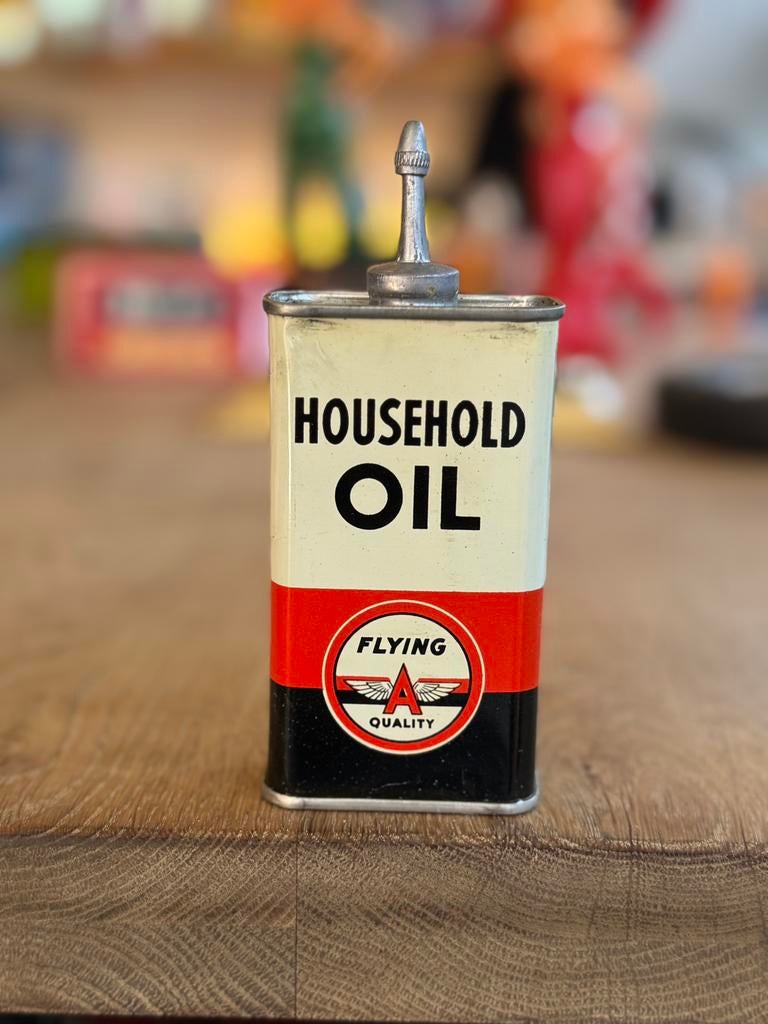 Mini bidon d'huile Flying A/Veedol, Collections, Enlèvement ou Envoi, Utilisé, Emballage