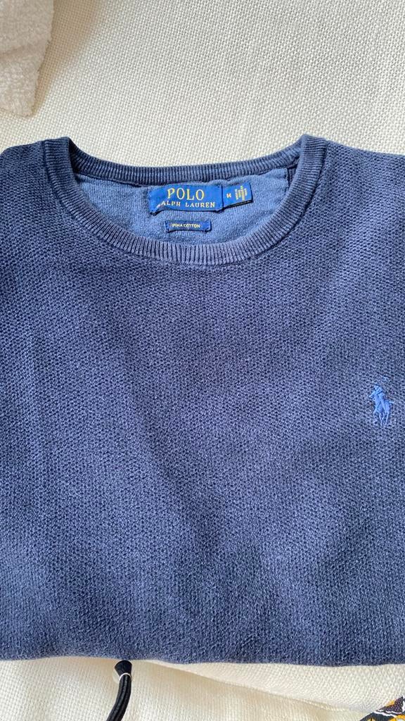 Ralph Lauren pull katoen maat m blauw, Ophalen of Verzenden, Zo goed als nieuw, Maat 48/50 (M), Blauw