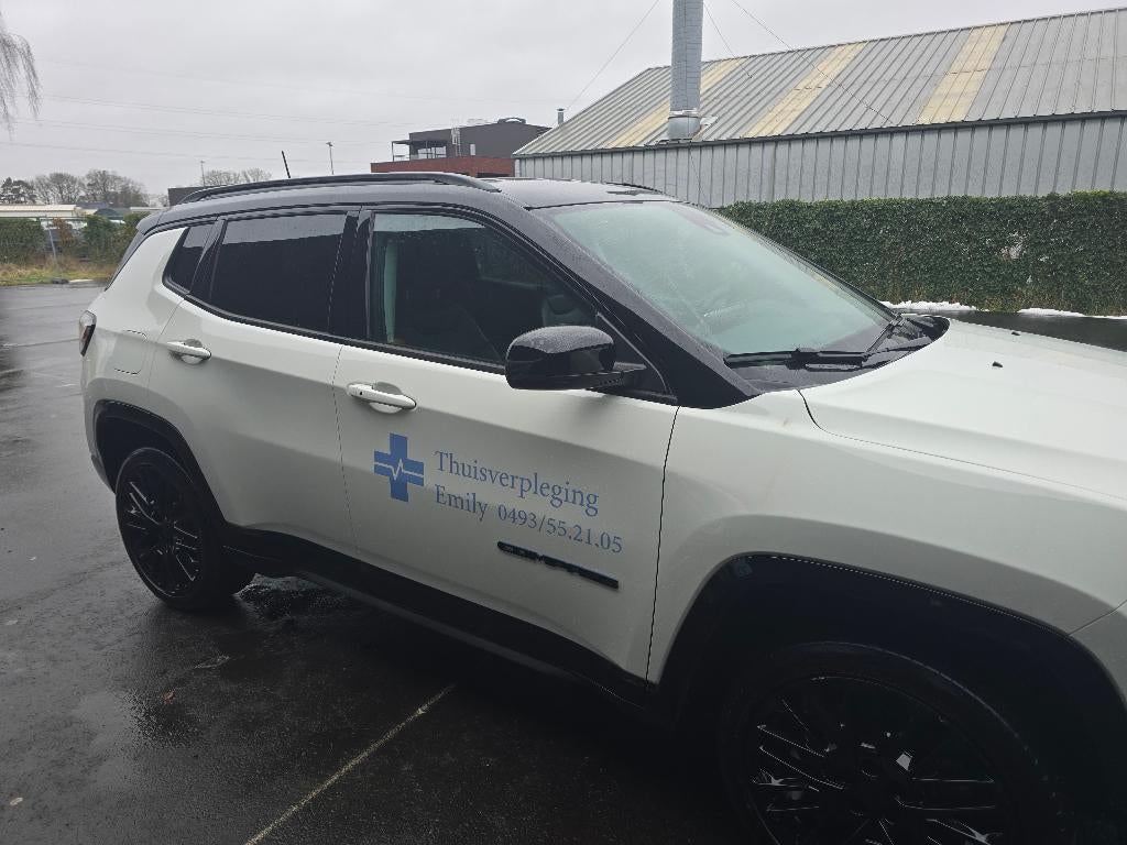 Jeep compass 4xe, Automaat, Wit, 2400 kg, 5 zetels