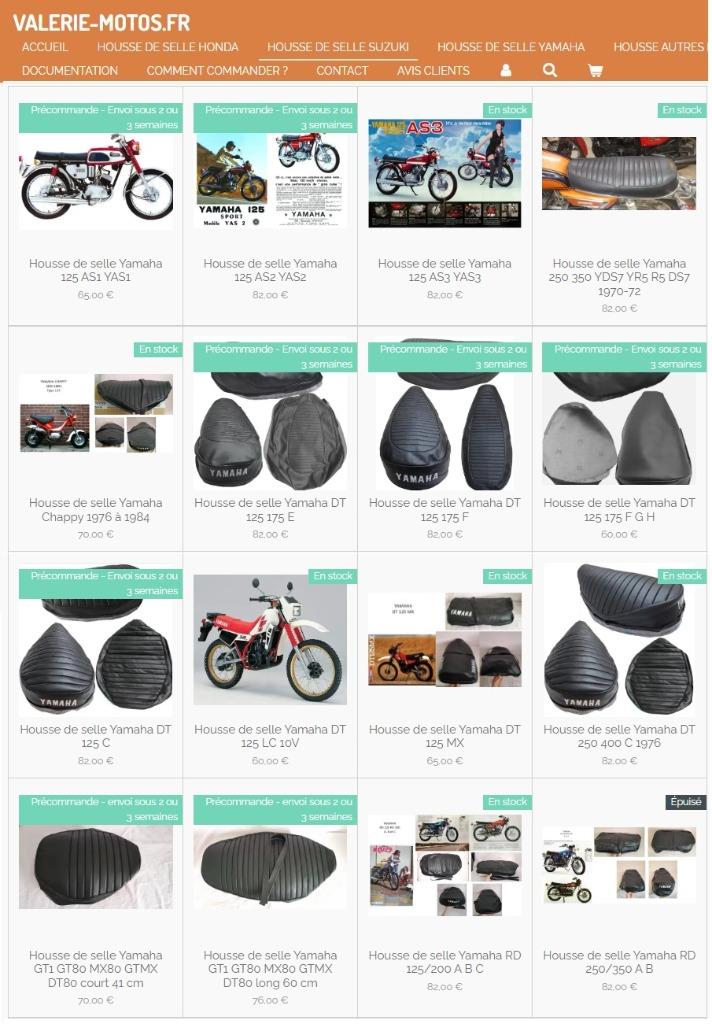 Housse de selle neuve adaptable pour Yamaha, Motos, Envoi, Neuf