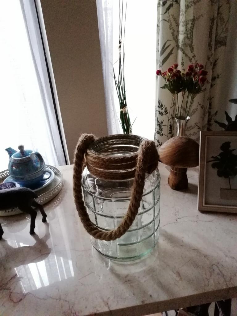 Groot windlicht, Mortsel, Huis en Inrichting, Woonaccessoires | Kandelaars en Kaarsen, Ophalen