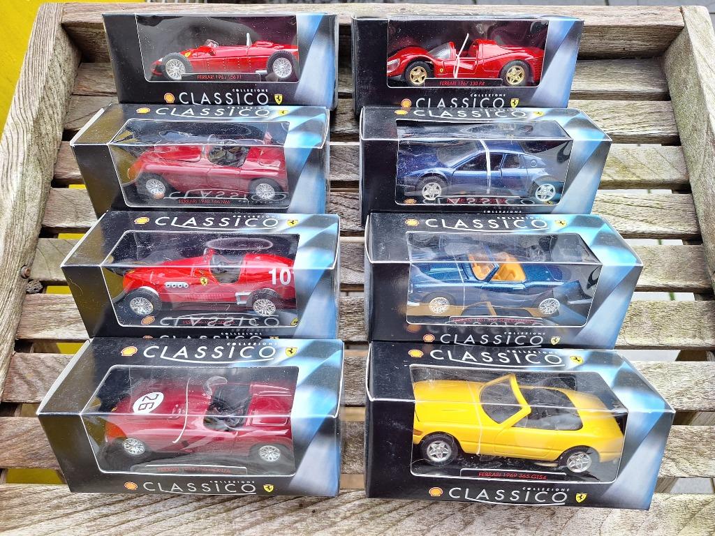 COLLECTION FERRARI 1/38, 8 PIÈCES, Collections, Marques automobiles, Motos & Formules 1, Neuf, Voitures, Enlèvement