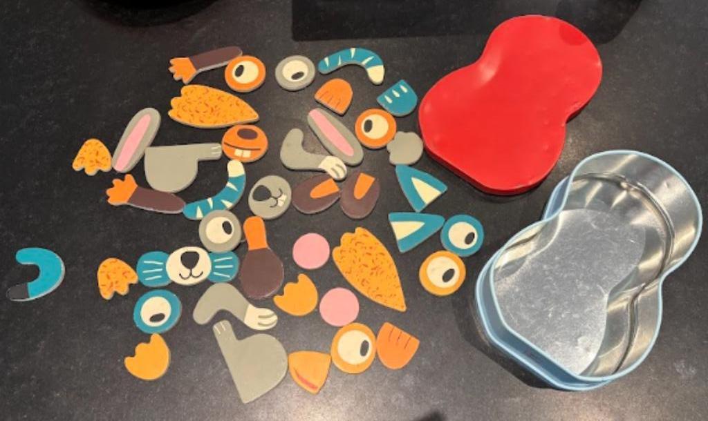 Jeux enfants - Magnets + Alphabet + Horloge, Enfants & Bébés, Enlèvement, Utilisé, 2 à 4 ans