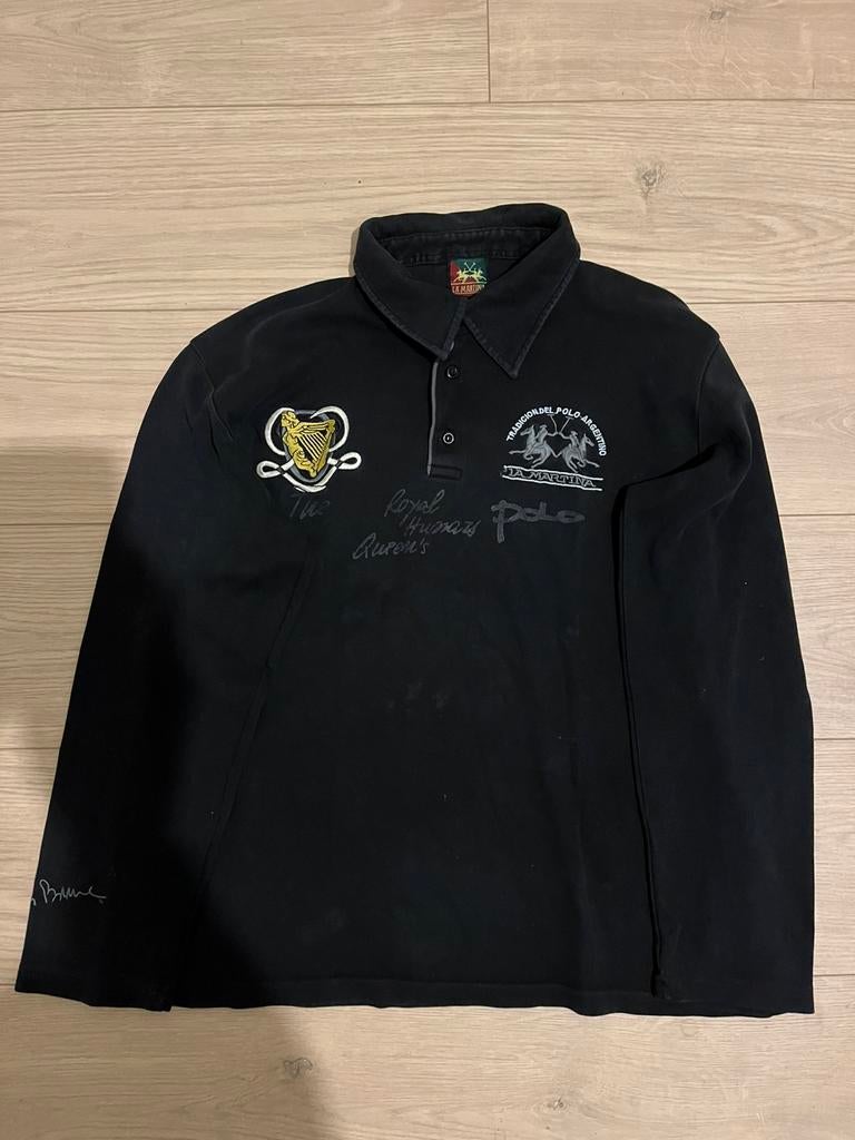 La Martina longsleeve maat XL, Kleding | Heren, Ophalen of Verzenden, Zo goed als nieuw, Maat 56/58 (XL), Zwart