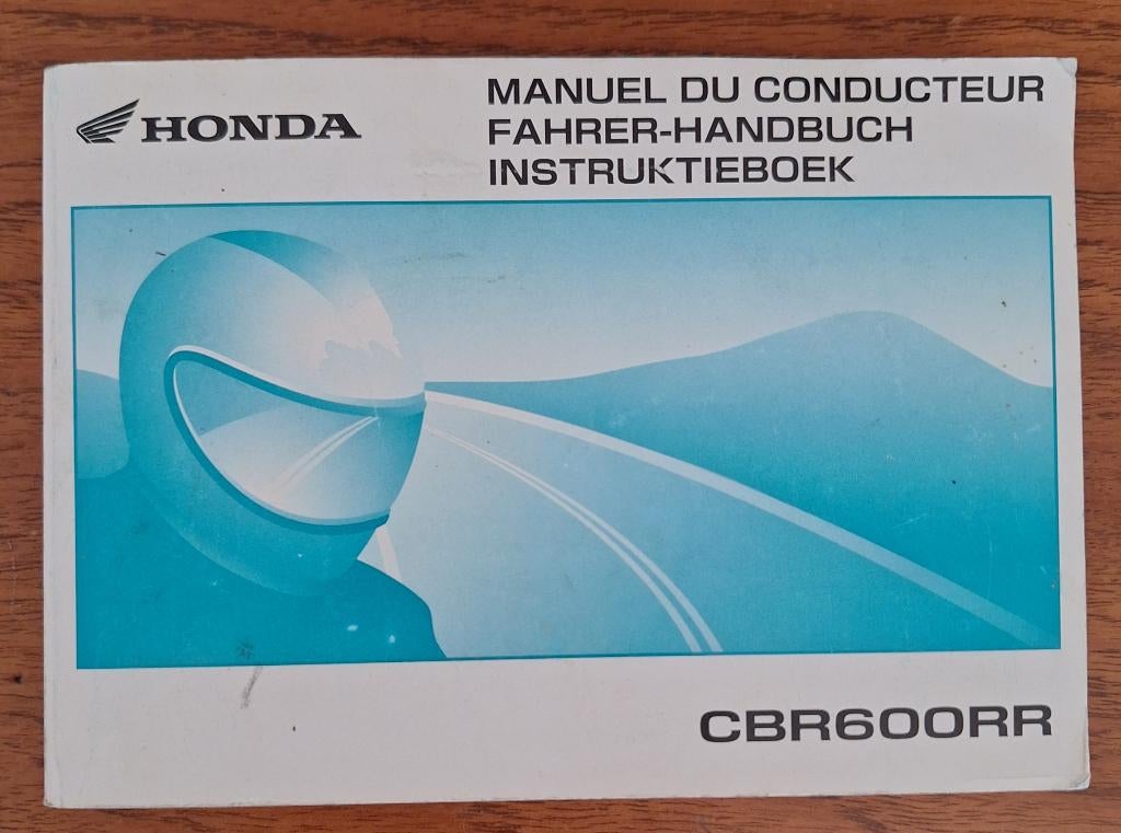 Livret d'instructions de la Honda CBR600RR, Envoi, Honda