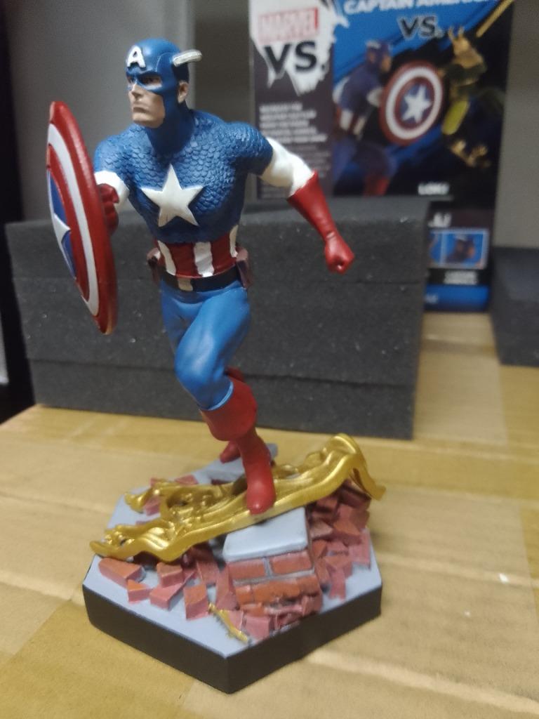 marvel captain america statue 1/16 scale nieuw, Collections, Enlèvement ou Envoi, Neuf, Film, Statue, Réplique ou Modèle