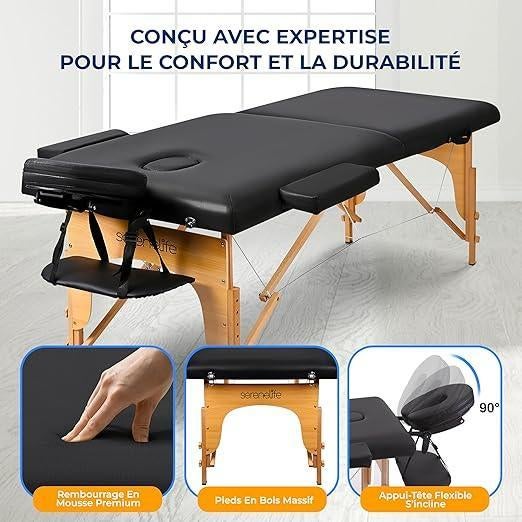 Table de massage portable | LIVRAISON GRATUITE, Neuf, -, -, Table de massage