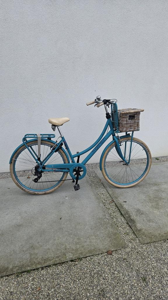 Dames/meisjesfiets met mand Thompson, 47 tot 50 cm, Ophalen, Zo goed als nieuw, Versnellingen