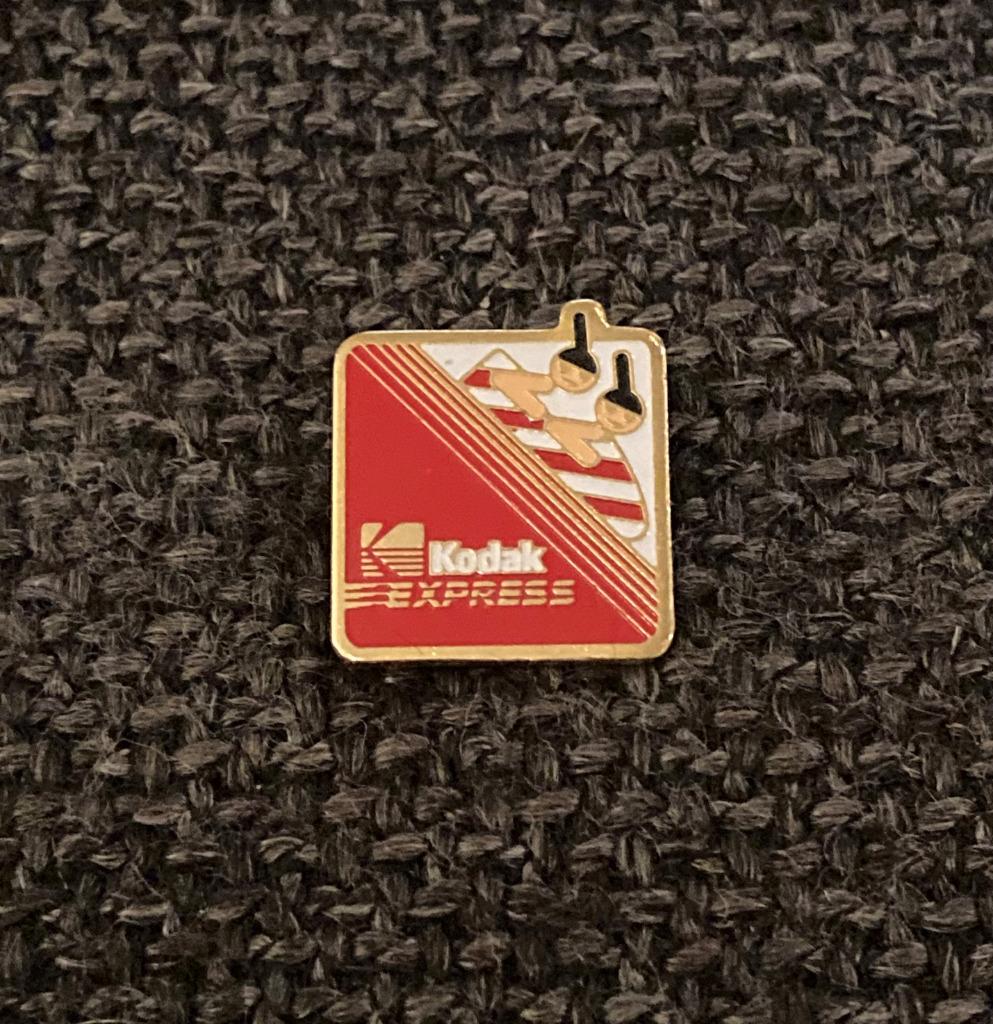 PIN - KODAK EXPRESS - BOBSLEE, Verzenden, Gebruikt, Merk, Speldje of Pin