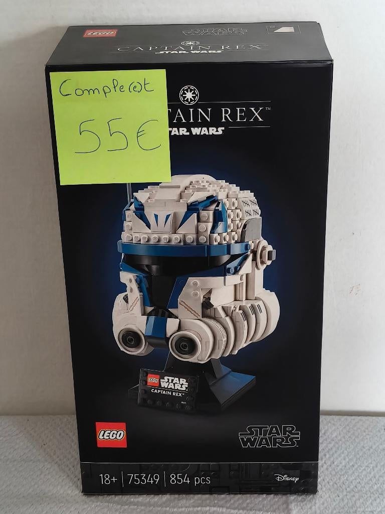 Lego Star Wars 75349 Le casque du Capitaine Rex, Enlèvement ou Envoi, Utilisé, Lego