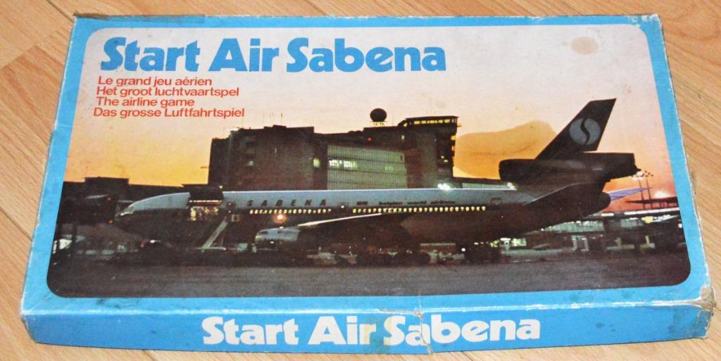 Vintage spel Start Air Sabena '75, Ophalen of Verzenden, Gebruikt