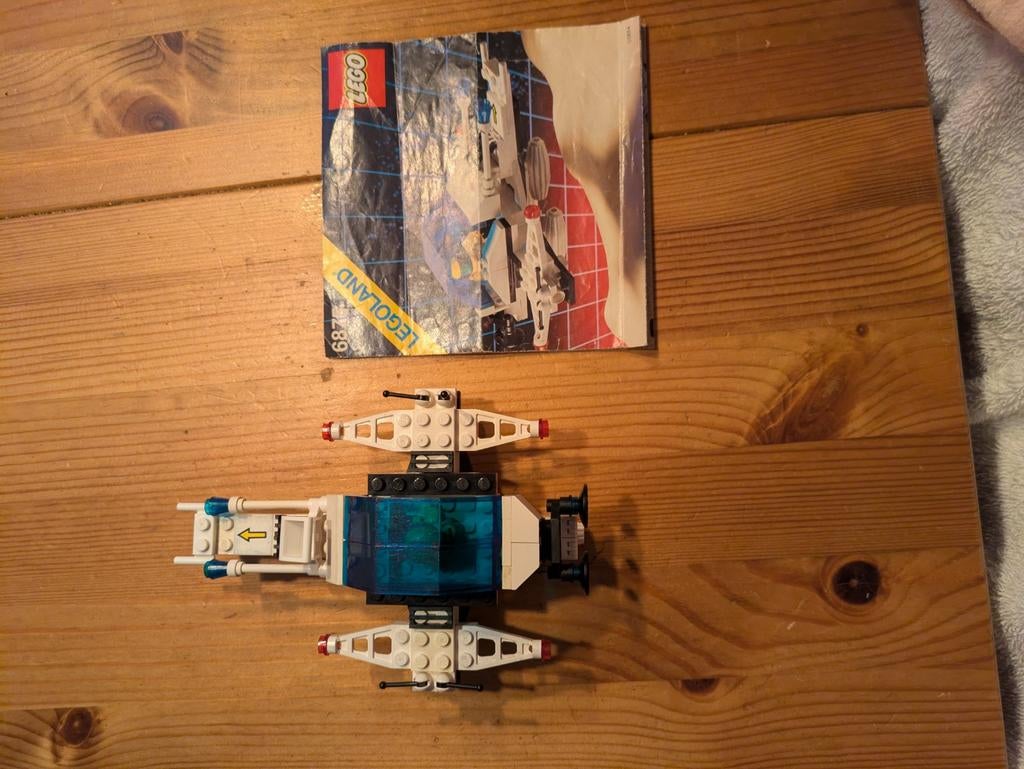 Vintage Lego 68672 lunar rover compleet met boekje, Enlèvement ou Envoi