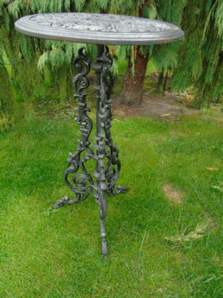 table guéridon en fonte , table jardin ...3 coloris, Enlèvement, Neuf