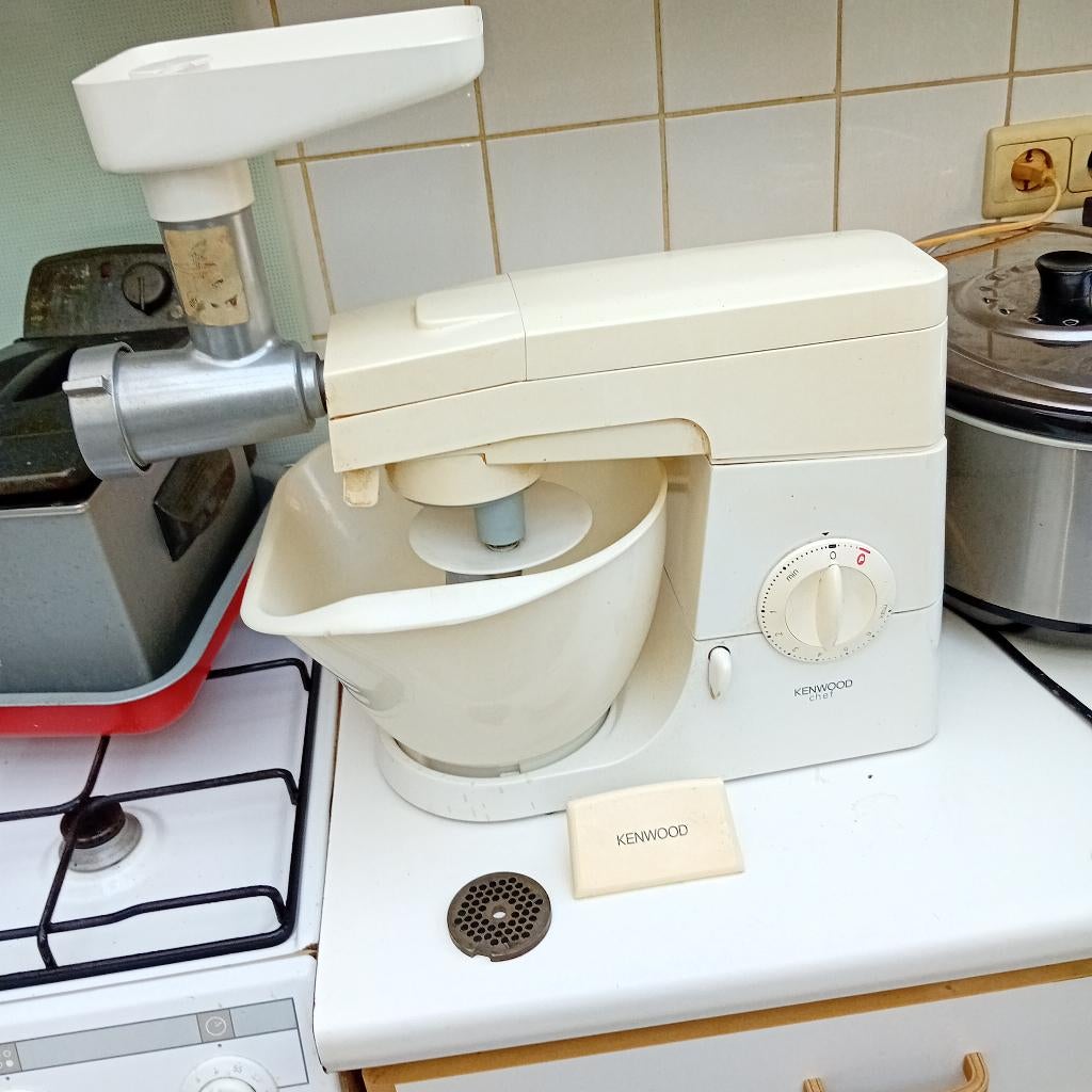 Kenwood Chef 700w deegrobot met vleesmolen, Ophalen, Gebruikt