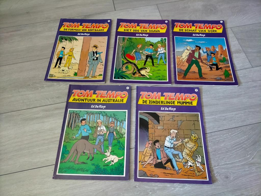 Tom Tempo, Boeken, Stripverhalen, Gelezen, Meerdere stripboeken, Ophalen of Verzenden