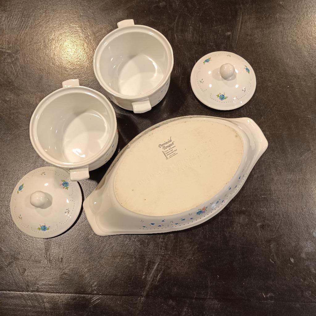 Bouquet Provencale - Plat à four et cocottes avec couvercle, Enlèvement ou Envoi, Comme neuf, Autres matériaux, Balance ou Balances