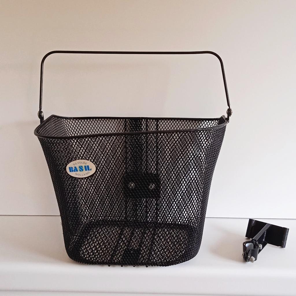 Stevige, afneembare fietsmand BASIL, Fietsen en Brommers, Stuurbevestiging, Basil, Ophalen of Verzenden, Zo goed als nieuw