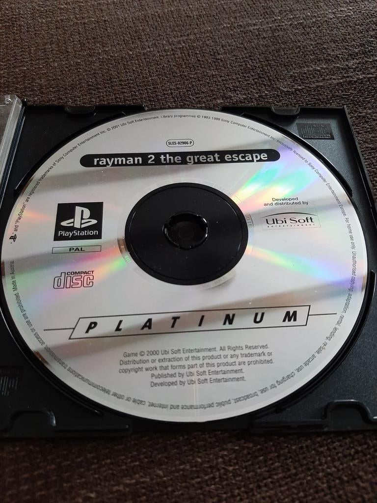 PS1 Rayman 2 - La grande évasion (disque uniquement), Consoles de jeu & Jeux vidéo, Enlèvement ou Envoi, Comme neuf