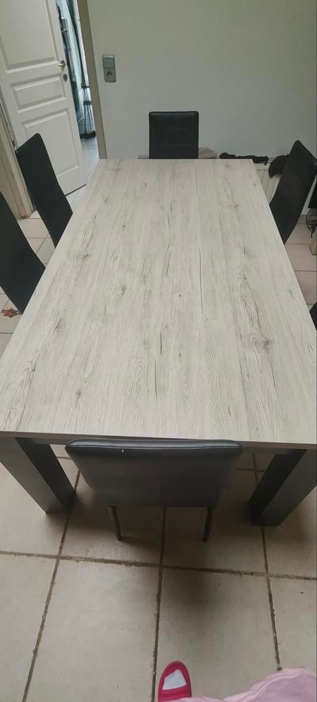 Tafel met 6 stoelen te koop, Ophalen
