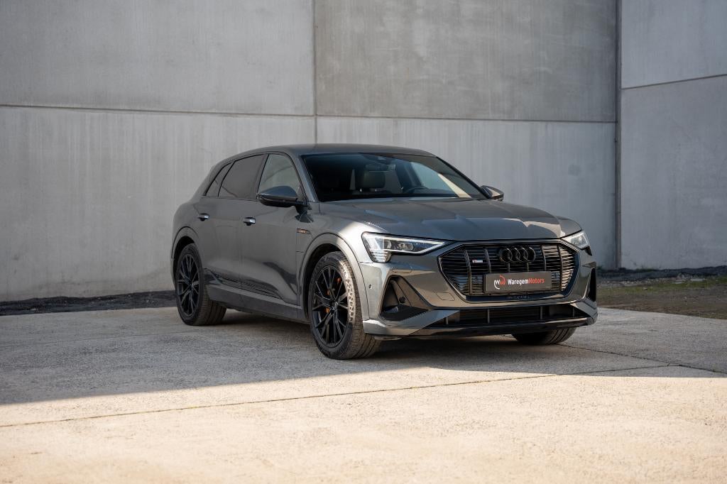 Audi 55 e-Tron | Black Pack | Daytonagrey | 95 kWh, Auto's, Audi, Automaat, Euro 6, Leder, 5 zetels