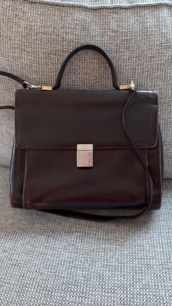 Sac à main vintage en cuir Plinio Visonà, Bijoux, Sacs & Beauté, Sacs | Sacs Femme, Utilisé, Sac à main, Brun, Enlèvement