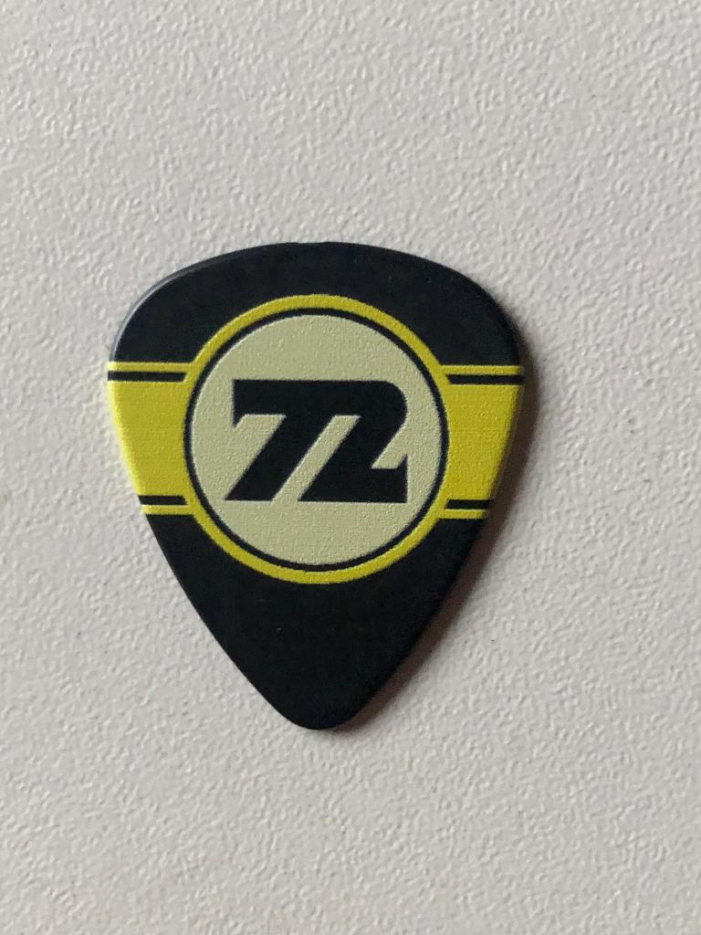Metallica official 72 tour racing stripe plectrum, Ophalen of Verzenden, Zo goed als nieuw