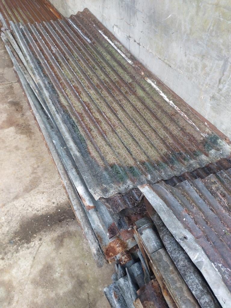 golfplaten in metaal, Ophalen