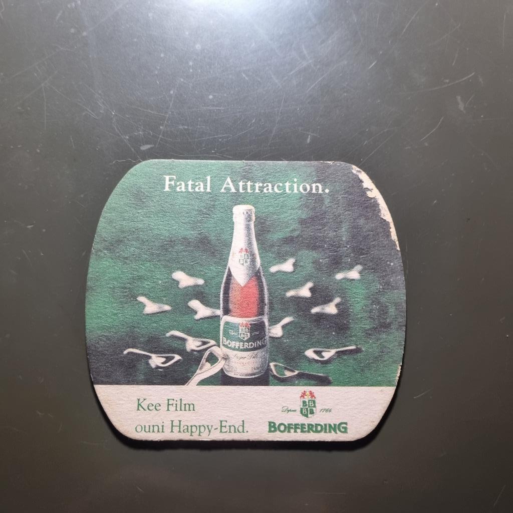 Sous Bock Bofferding (modèle 6), Collections, Marques de bière, Enlèvement ou Envoi, Utilisé, Sous-bock, Autres marques