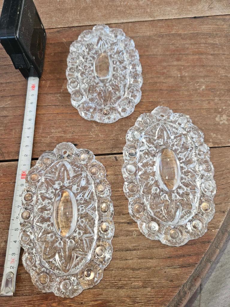 Glazen kristallen lusters, Ophalen, Gebruikt, Glas