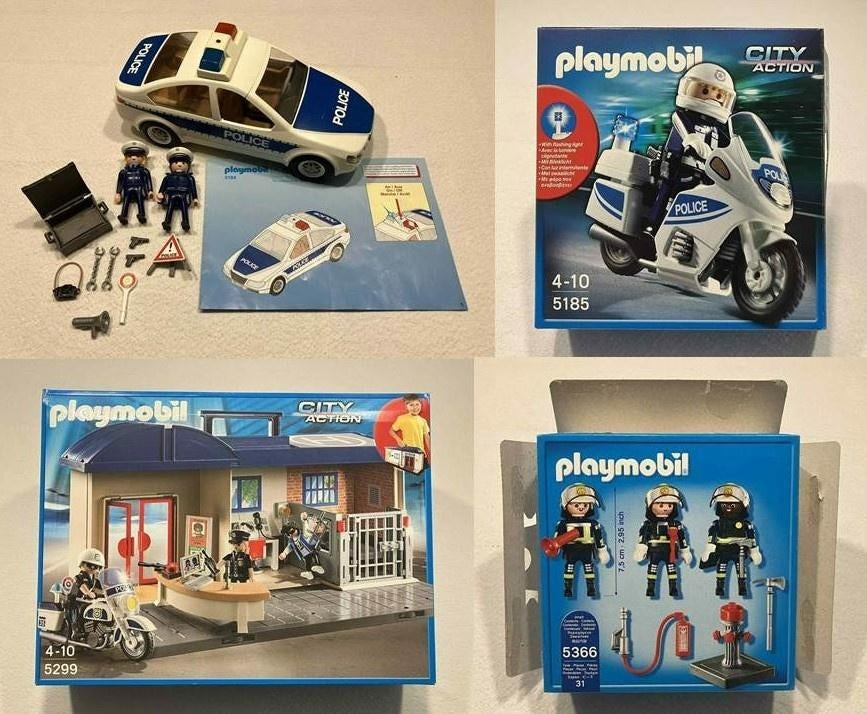 Playmobil City Action 4 sets, Kinderen en Baby's, Speelgoed | Playmobil, Ophalen, Zo goed als nieuw, Complete set
