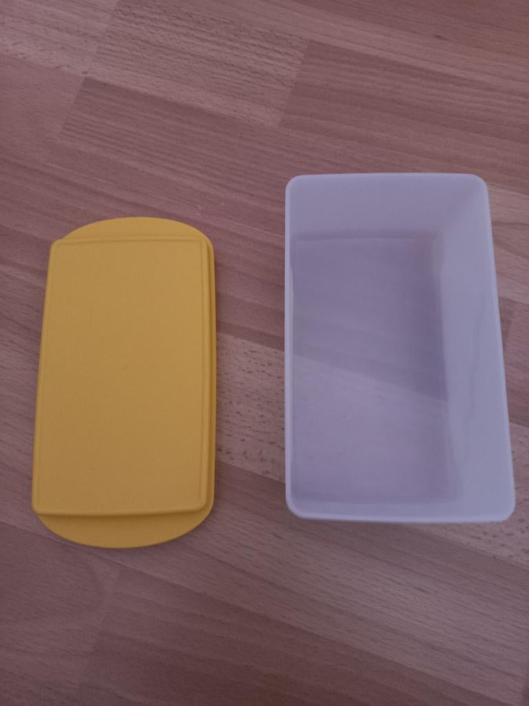 Tupperware botervloot en crousti party voor appelflappen, Huis en Inrichting, Ophalen of Verzenden, Zo goed als nieuw, Oranje