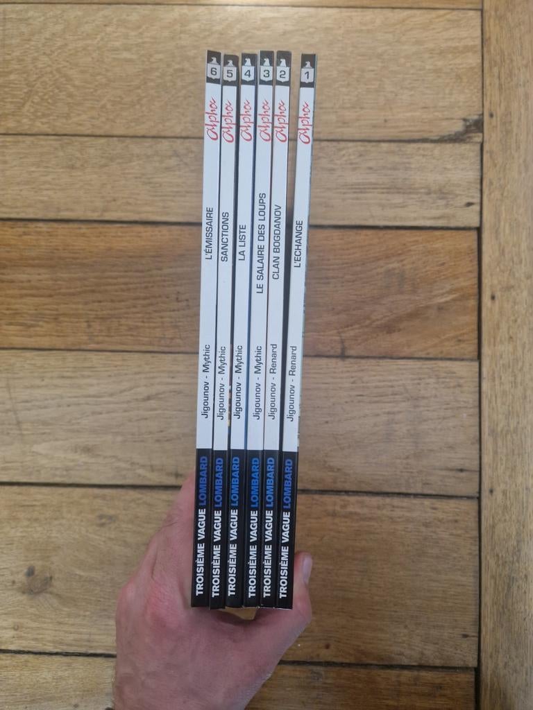Lot de 6 bd alpha 1 à 6, Livres, Enlèvement ou Envoi