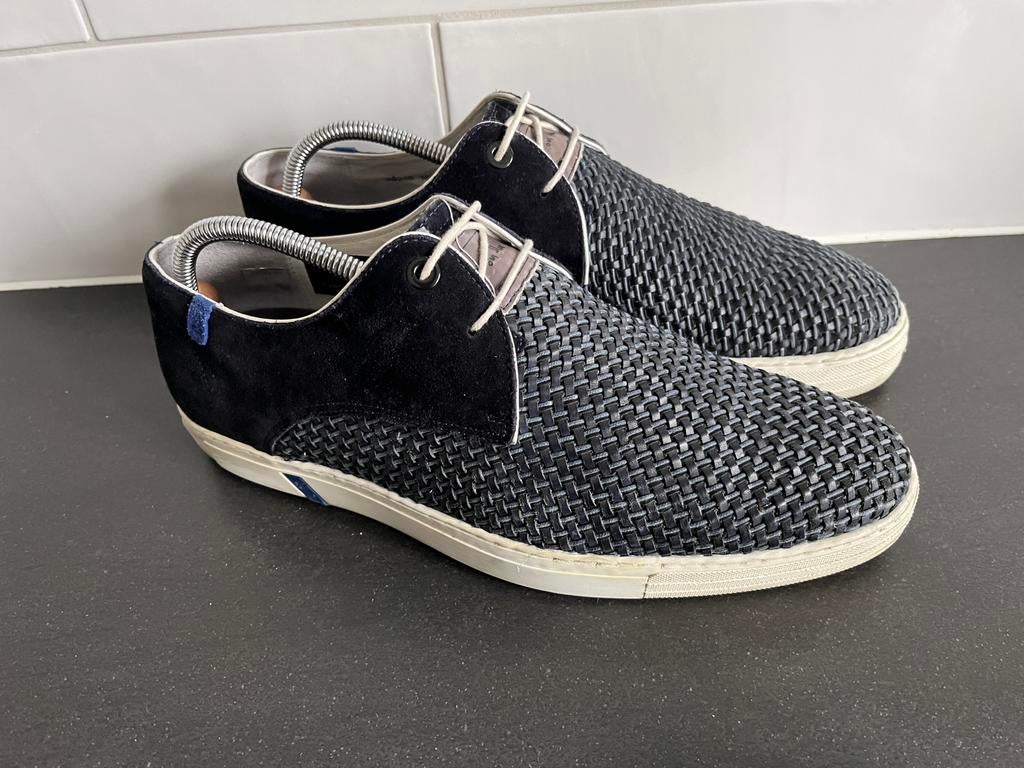 Floris van Bommel sneakers maat 9 / 43 premium, Kleding | Heren, Schoenen, Blauw, Ophalen of Verzenden, Zo goed als nieuw, Sneakers