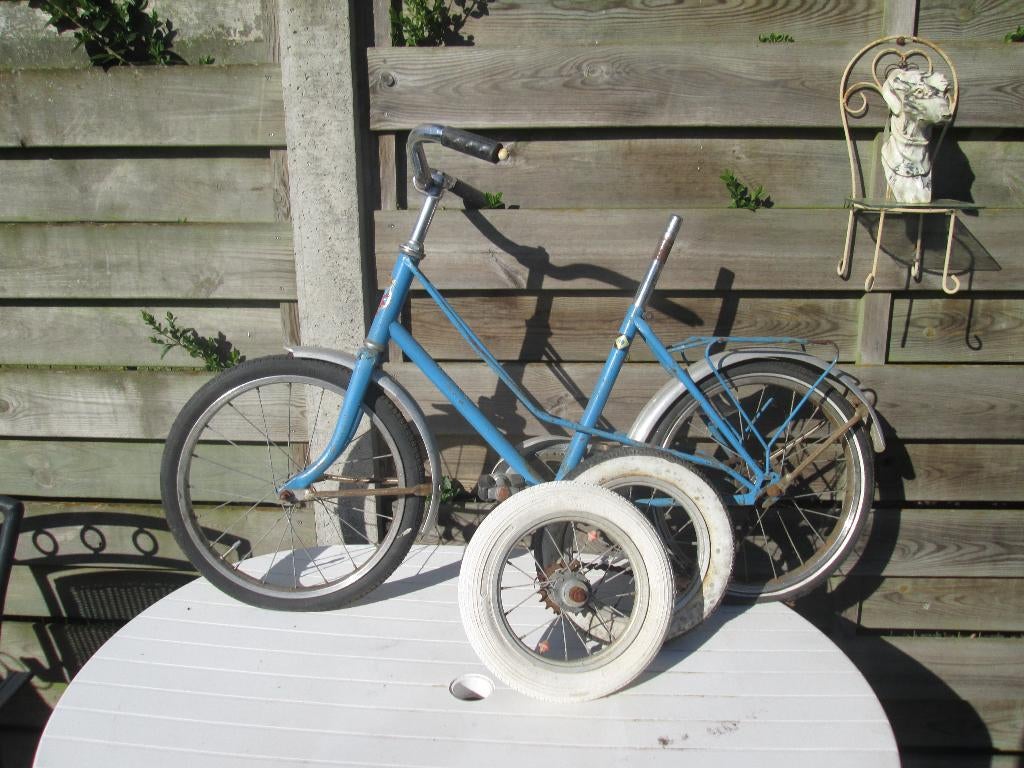 Retro kinderfiets, Fietsen en Brommers, Fietsen | Kinderfietsjes, Ophalen, Gebruikt, Minder dan 16 inch
