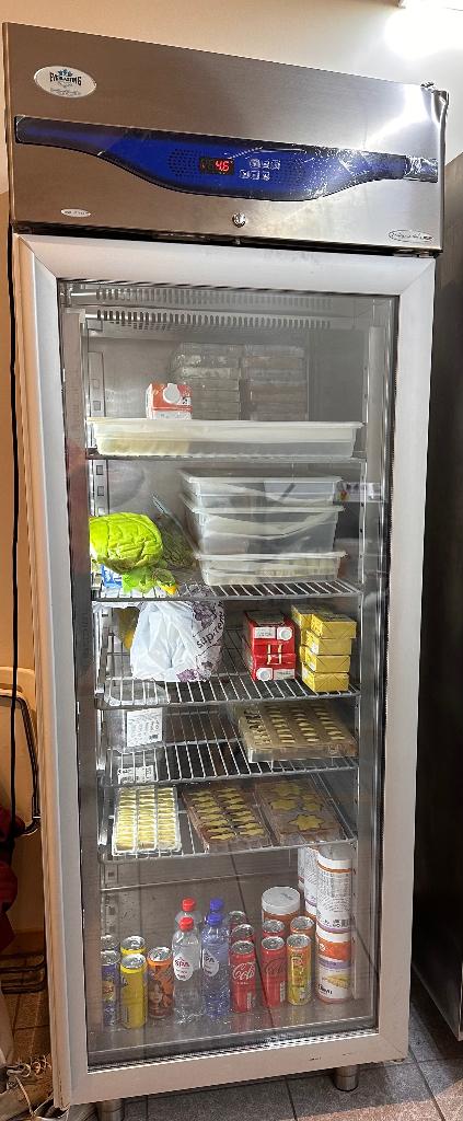 Koeling met glazen deur Everlasting 600L, Ophalen, Gebruikt, Minder dan 80 cm, Overige typen