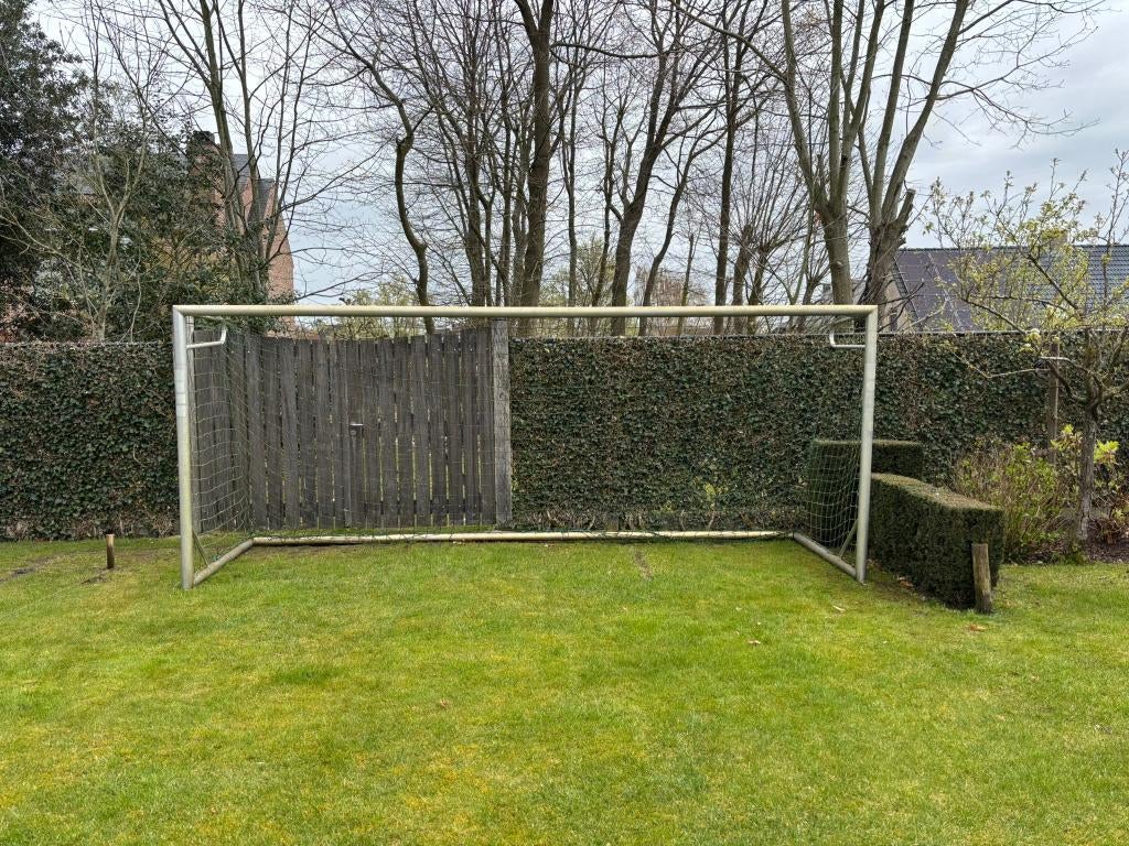 Aluminium voetbaldoel 5,15 x 2,10m – stevig en groot formaat, Ophalen, Gebruikt, Overige typen