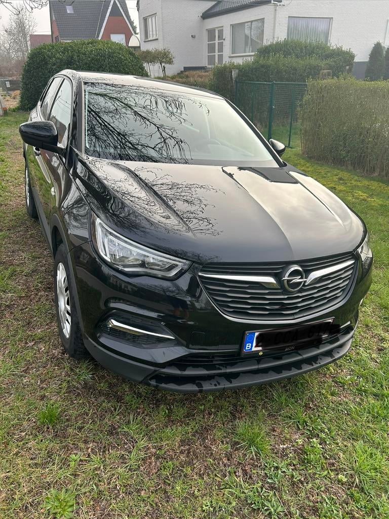 Opel Grandland X, Auto's, Opel, Stof, Euro 6, Zwart, 96 kW