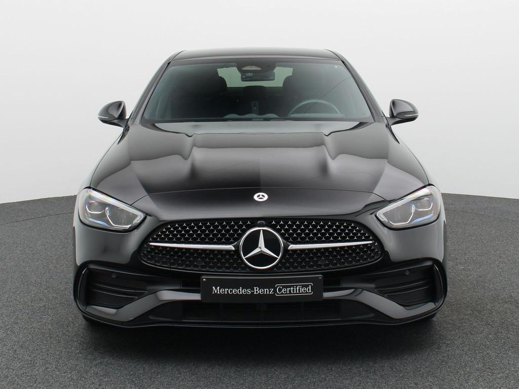 Mercedes-Benz C 300 e AMG Line Berline + CARPLAY + LED + CAM, Auto's, Automaat, 4 deurs, Zwart, 4 cilinders