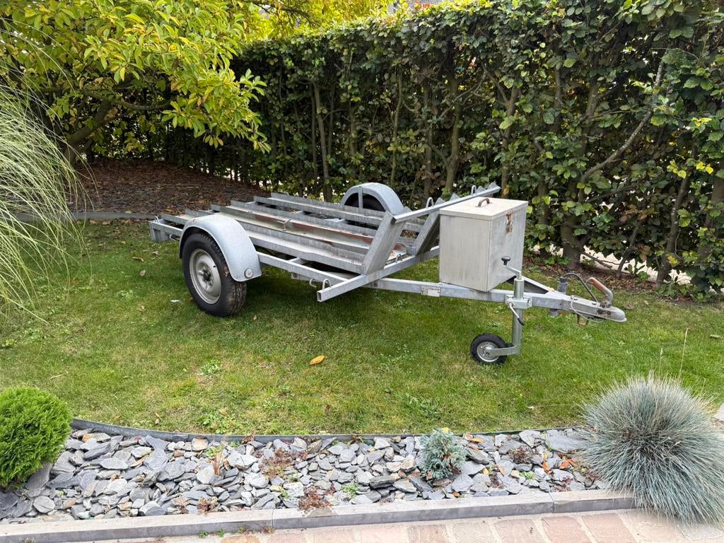 Remorque 3 motos en ordre, Enlèvement, Utilisé