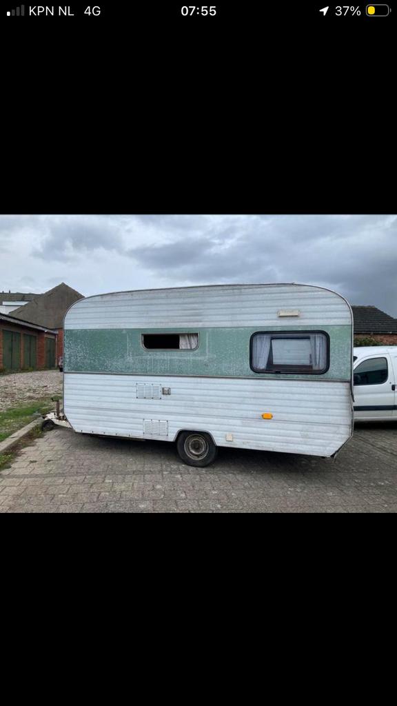 Caravan TMT 750kg speeluis, keet, Ophalen