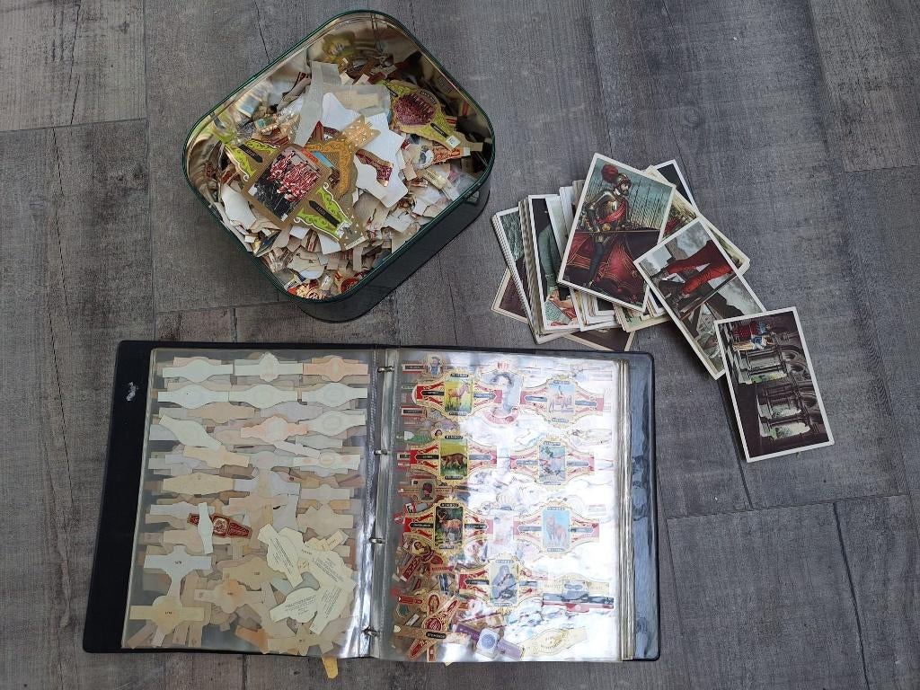 Sigarenbandjes en Historia kaartjes, Collections, Enlèvement, Utilisé, Autres sujets/thèmes, Gravure