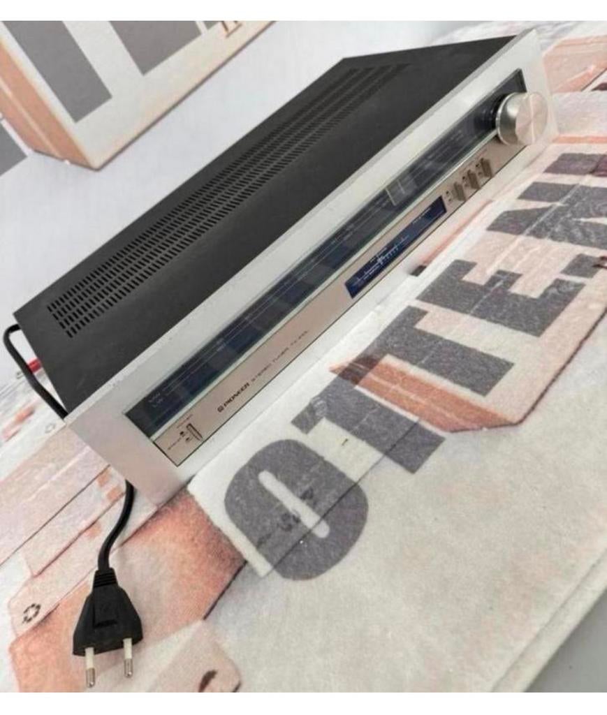 1980 Vintage Pioneer Tuner TX-410L tx410l fm am avec câbles, Enlèvement ou Envoi, Comme neuf, Analogique