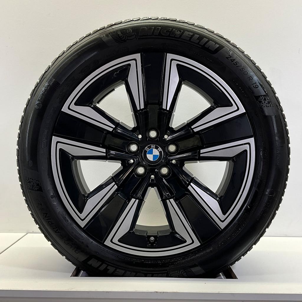 BMW IX3 G08 SET VELGEN + WINTERBANDEN 19 INCH ORIG. 842 *, Auto-onderdelen, Banden en Velgen, 19 inch, 245 mm, -, -