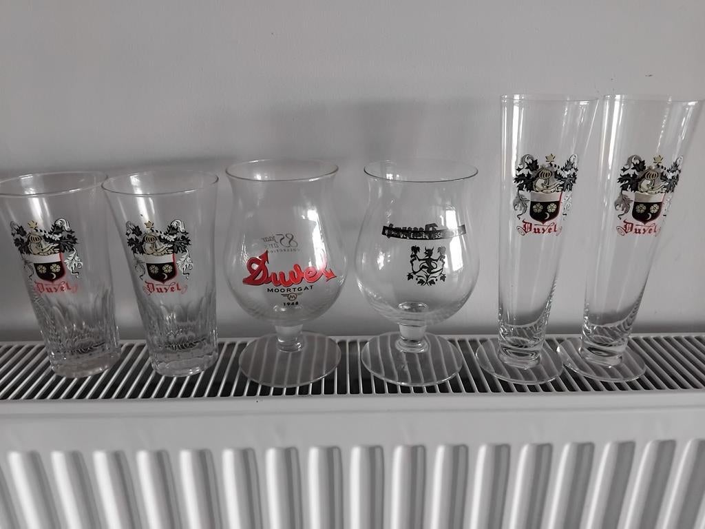 Lot duvel glazen, Ophalen of Verzenden, Duvel