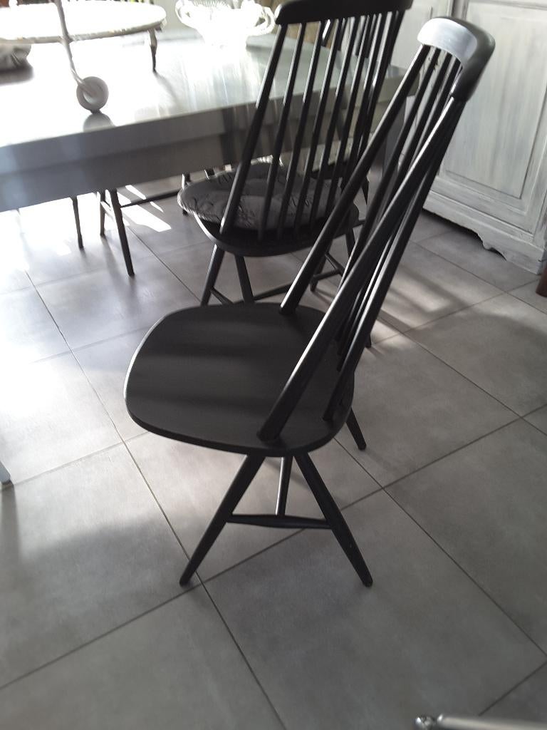 Chaises scandinaves noires 6x design, Enlèvement